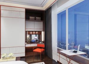 হোটেলের বেডরুমের পোশাক