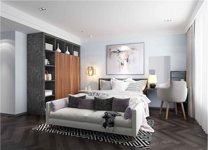 modern concise design master room cabinet